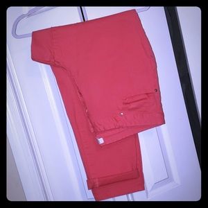 Plus size Coral orange Crown & Ivy Stretch jeans